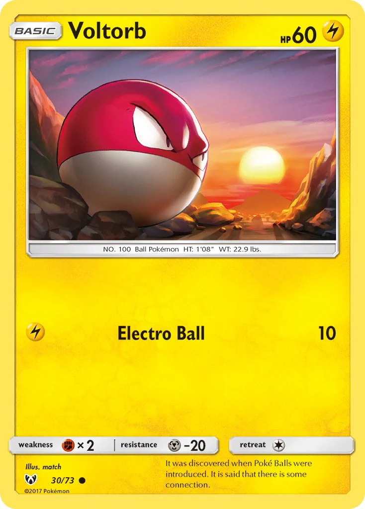 Shining Legends 030 Voltorb
