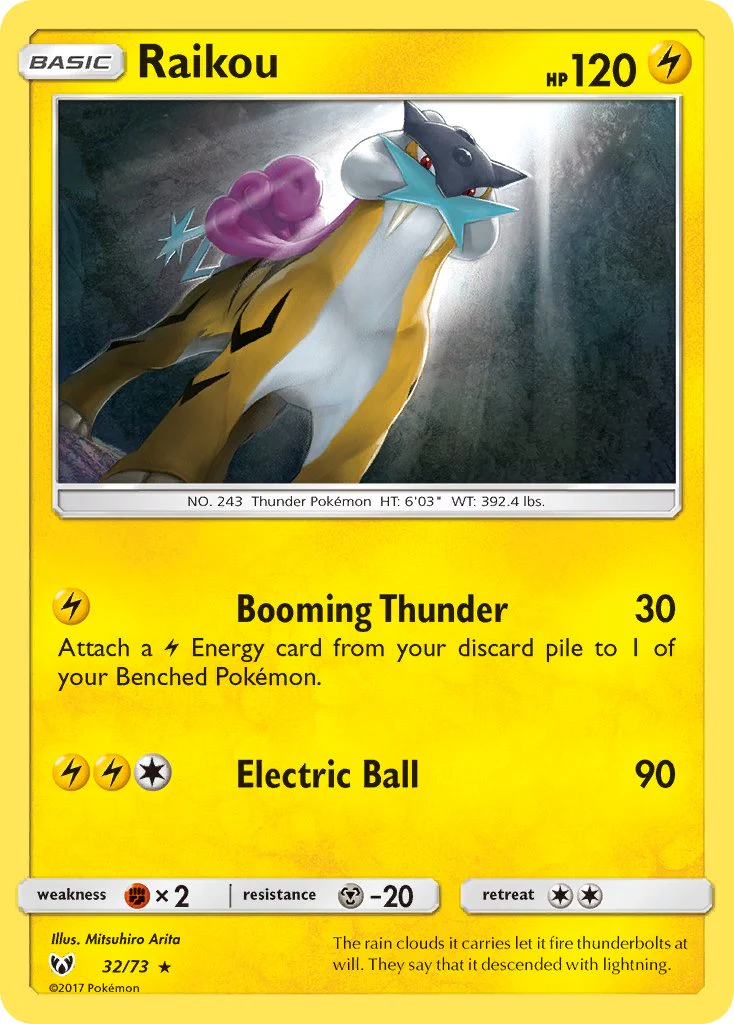 Shining Legends 032 Raikou