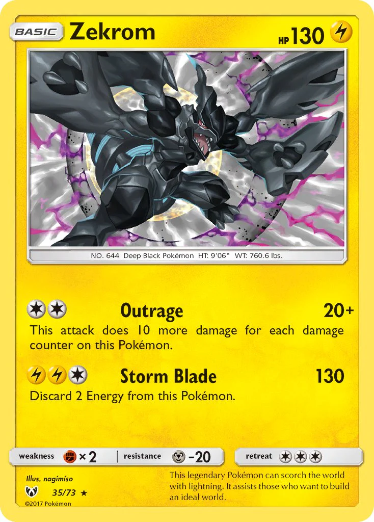 Shining Legends 035 Zekrom