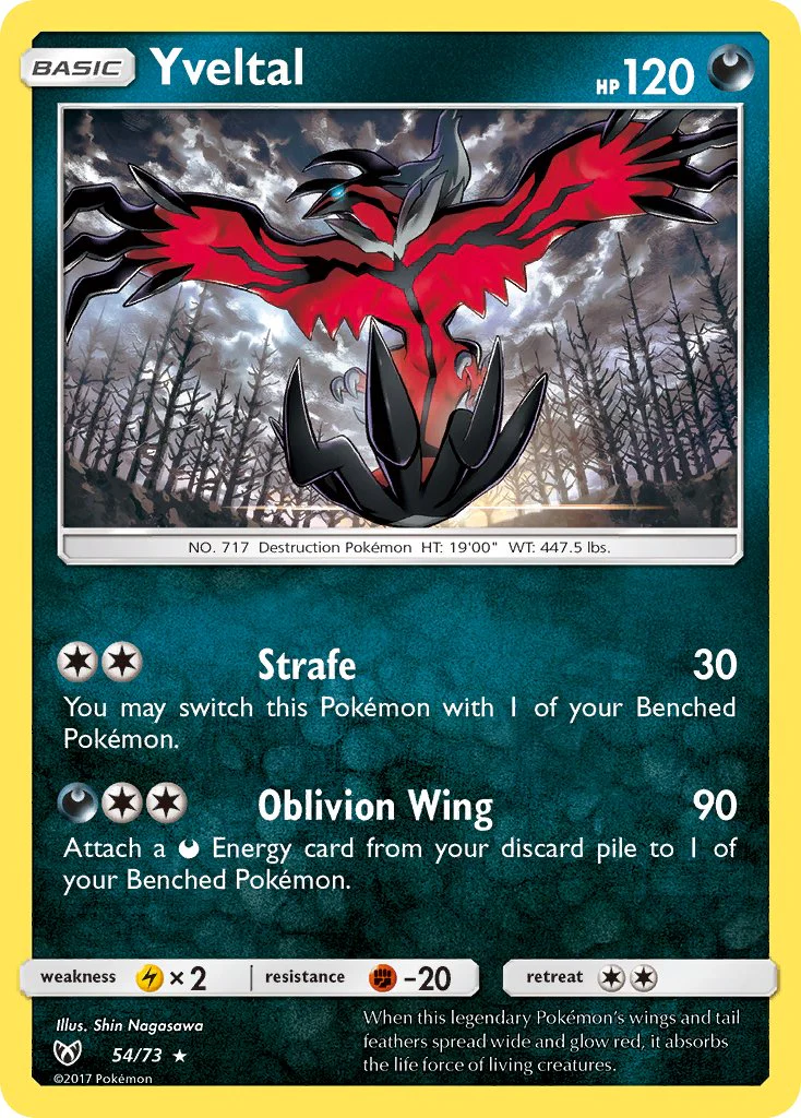Shining Legends 054 Yveltal