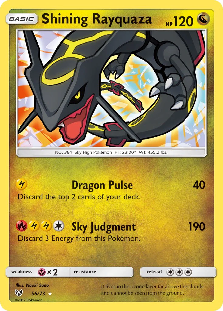 Shining Legends 056 Shining Rayquaza