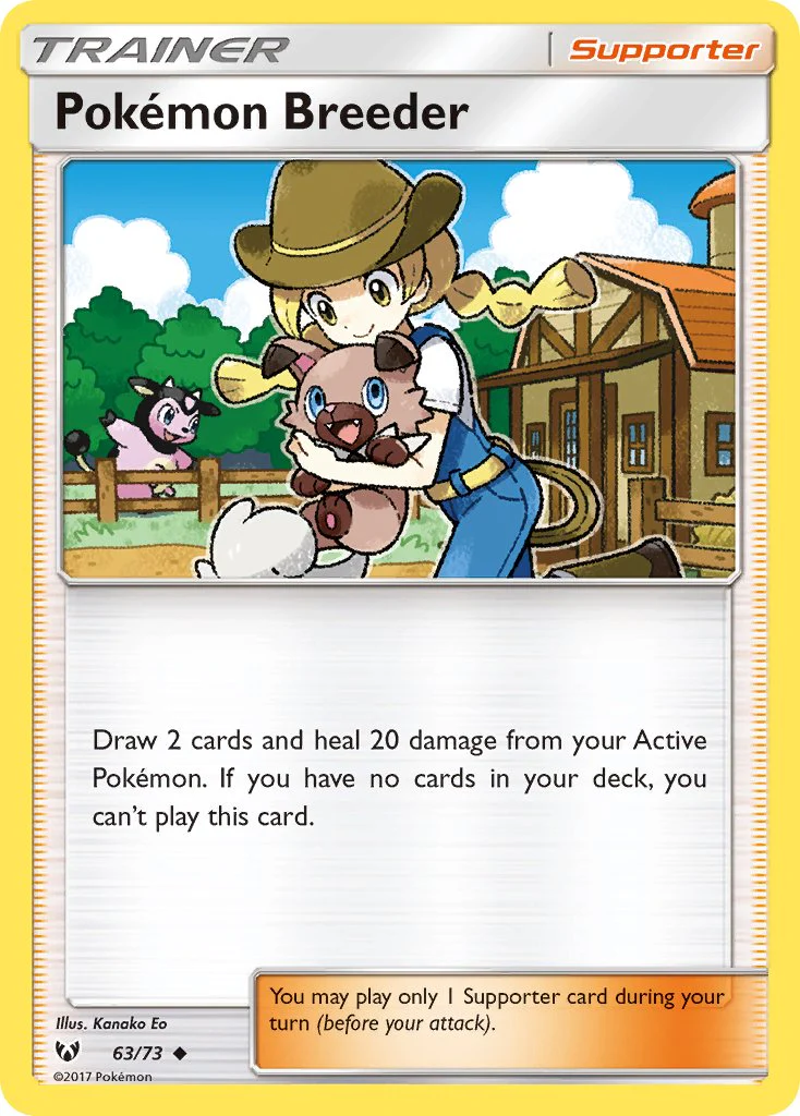 Shining Legends 063 Pokemon Breeder