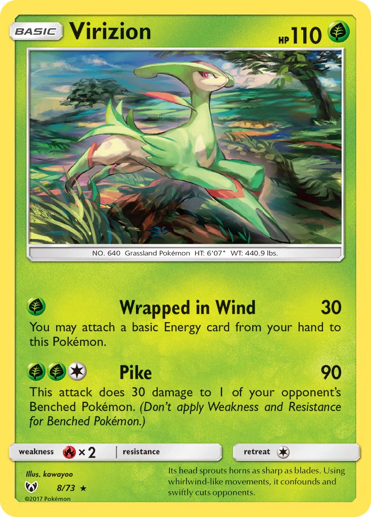 Shining Legends 008 Virizion