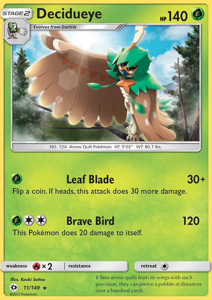 Sun and Moon 011 Decidueye