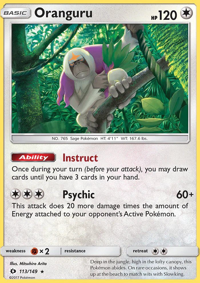 Sun and Moon 113 Oranguru