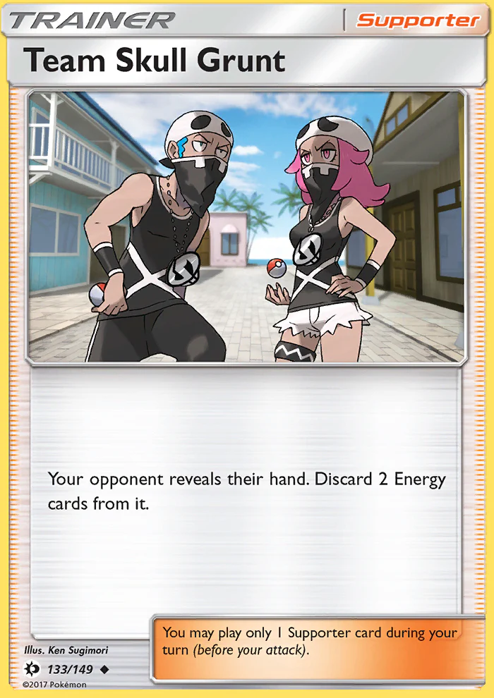 Sun and Moon 133 Team Skull Grunt