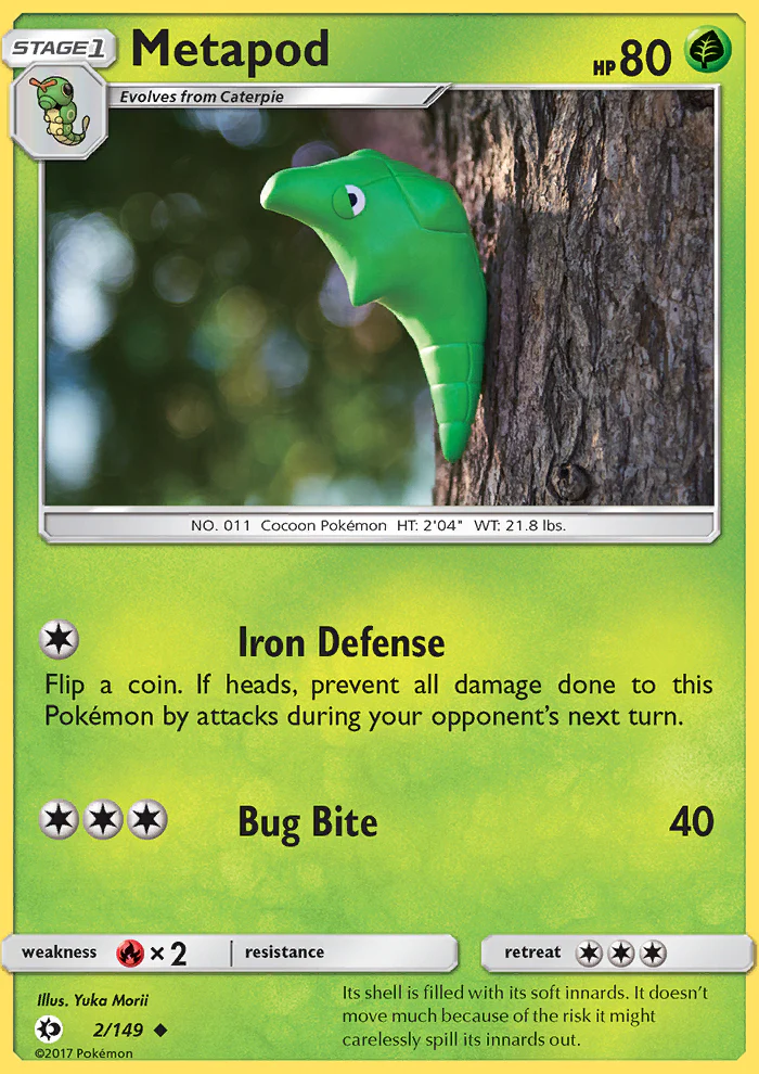 Sun and Moon 002 Metapod