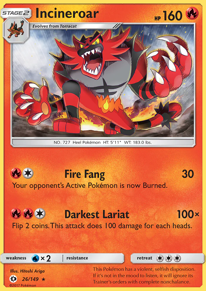 Sun and Moon 026 Incineroar