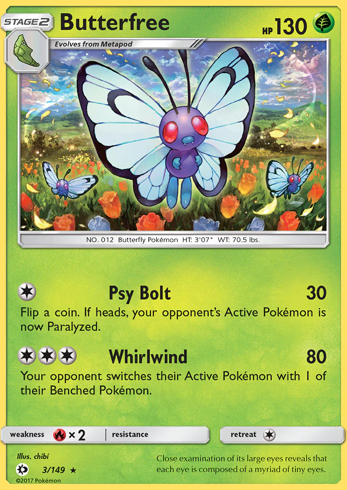 Sun and Moon 003 Butterfree