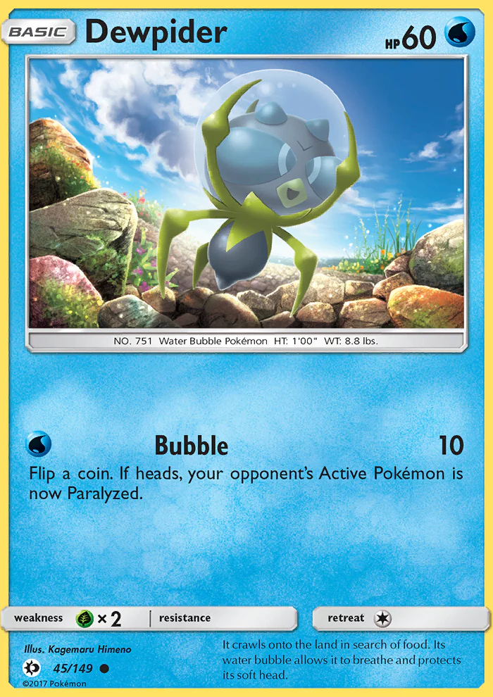 Sun and Moon 045 Dewpider