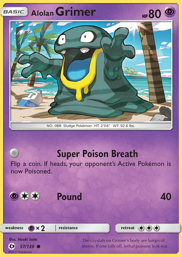Sun and Moon 057 Alolan Grimer