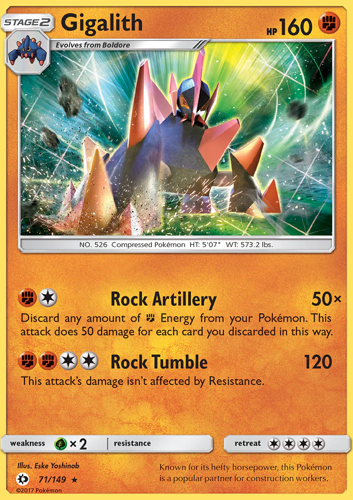 Sun and Moon 071 Gigalith