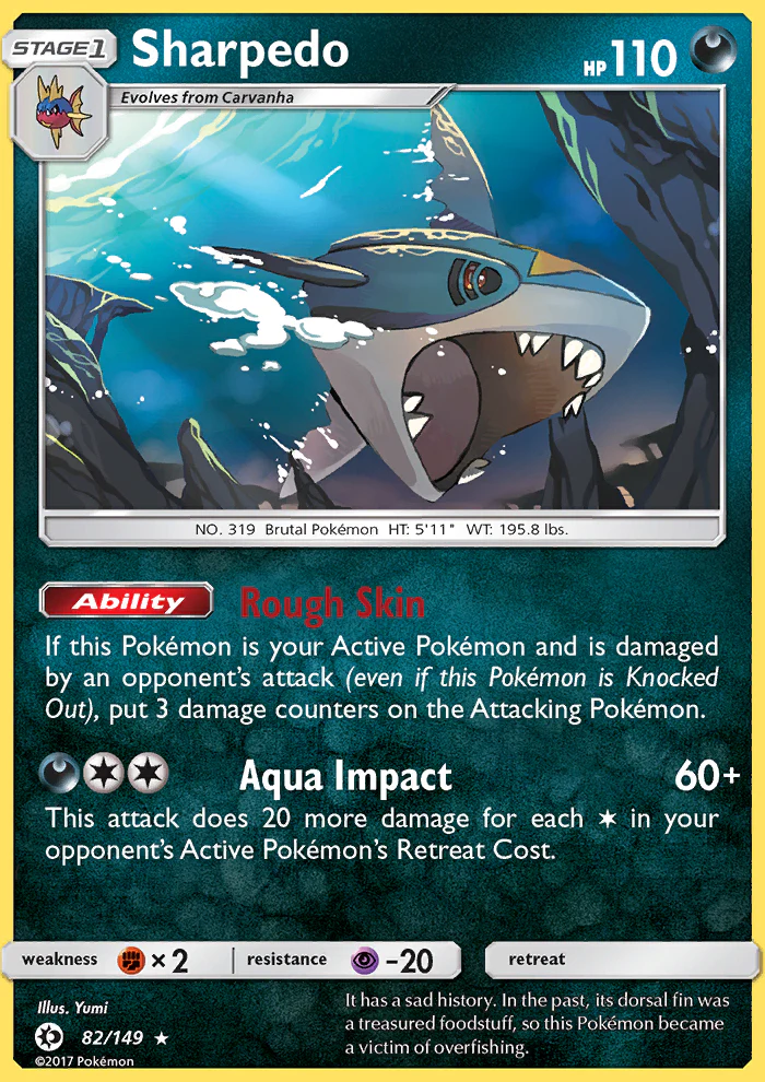 Sun and Moon 082 Sharpedo