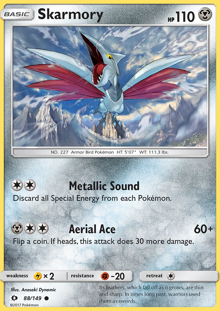 Sun and Moon 088 Skarmory
