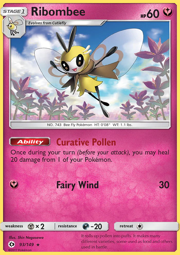 Sun and Moon 093 Ribombee