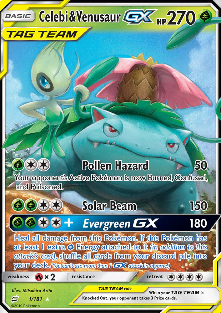 Team Up 001 Celebi & Venusaur-GX