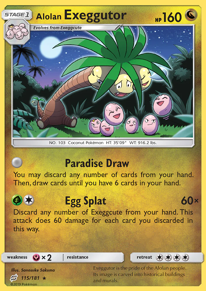 Team Up 115 Alolan Exeggutor