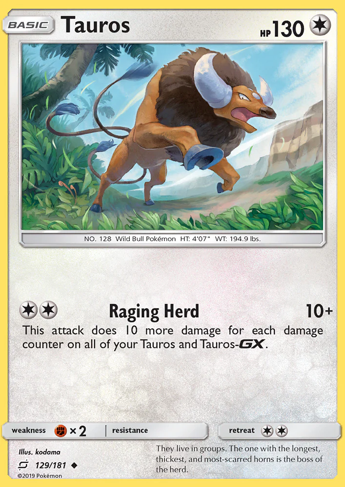 Team Up 129 Tauros