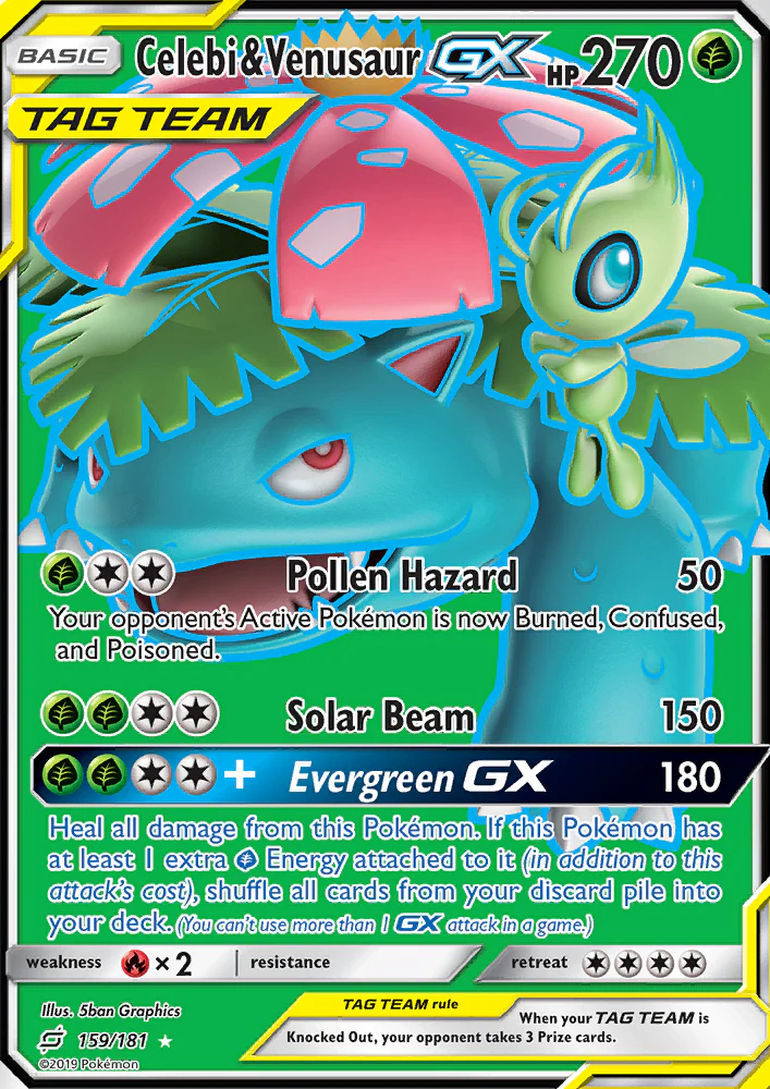 Team Up 159 Celebi & Venusaur-GX