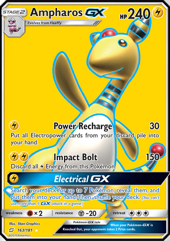 Team Up 163 Ampharos-GX