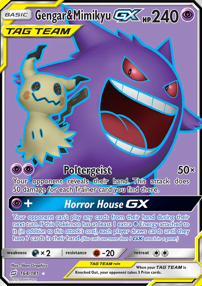 Team Up 164 Gengar & Mimikyu-GX