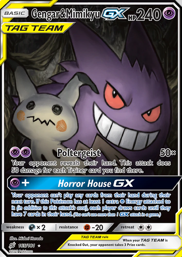 Team Up 165 Gengar & Mimikyu-GX