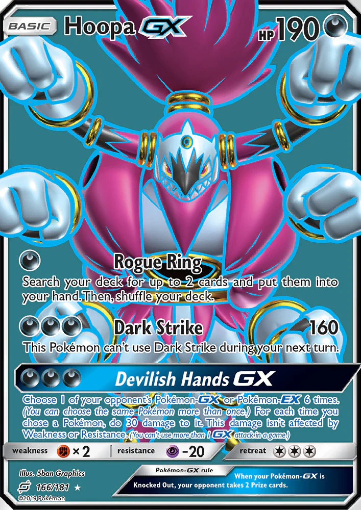 Team Up 166 Hoopa-GX