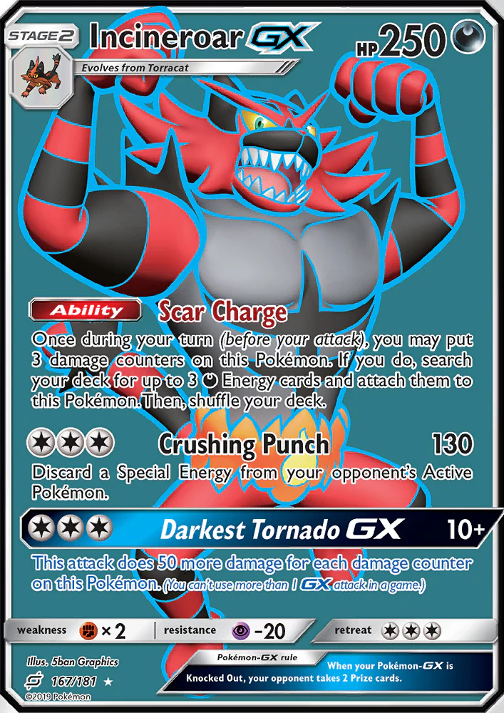 Team Up 167 Incineroar-GX
