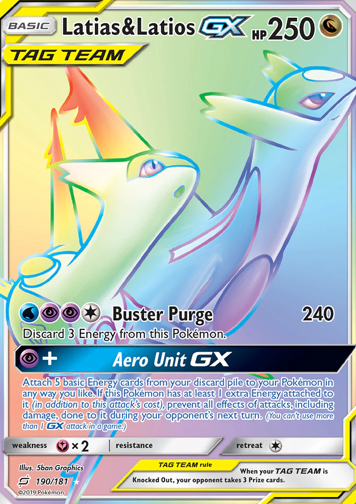Team Up 190 Latias & Latios-GX