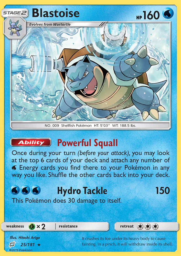 Team Up 25 Blastoise