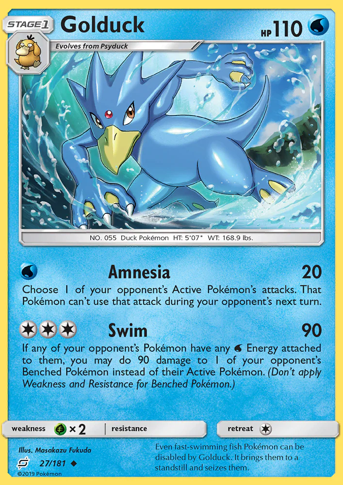 Team Up 27 Golduck