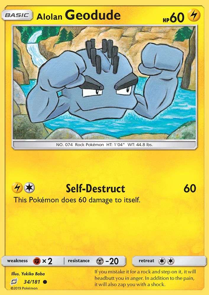Team Up 34 Alolan Geodude