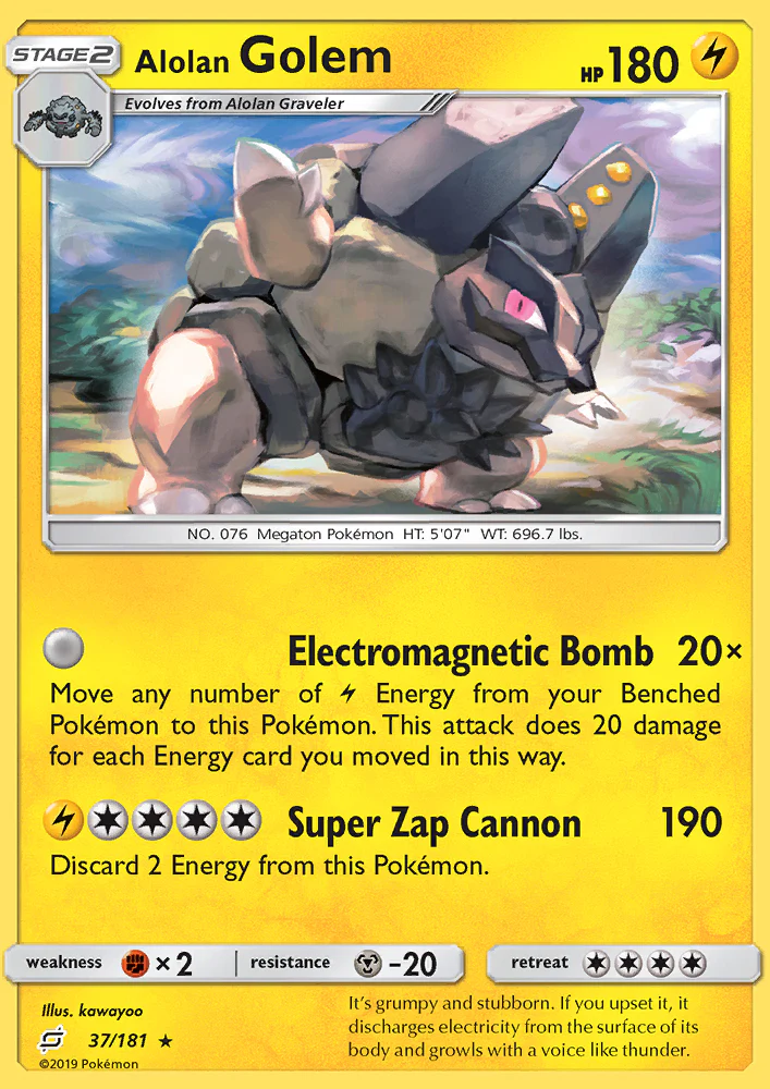 Team Up 37 Alolan Golem