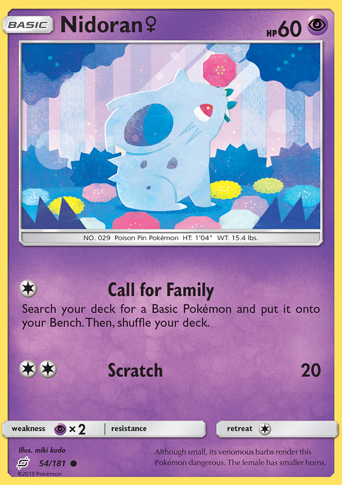 Team Up 54 Nidoran♀