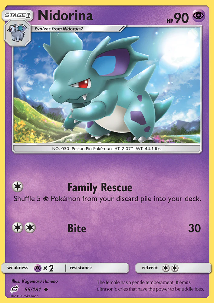 Team Up 55 Nidorina