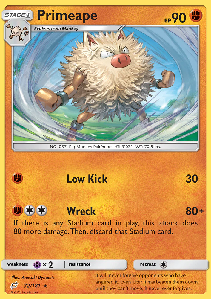 Team Up 72 Primeape