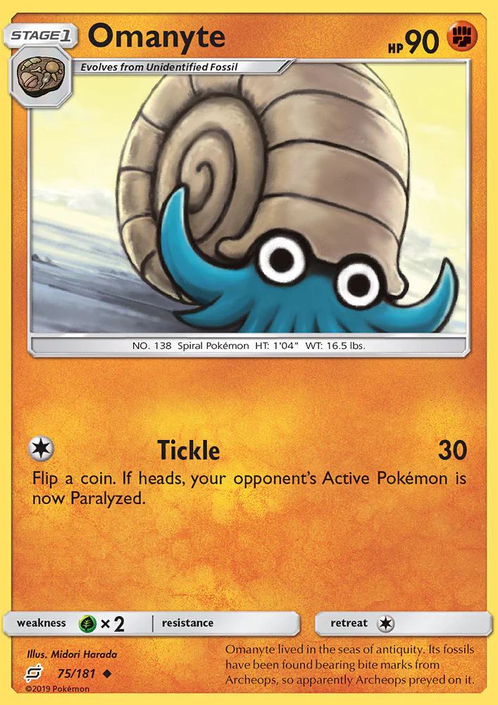 Team Up 75 Omanyte