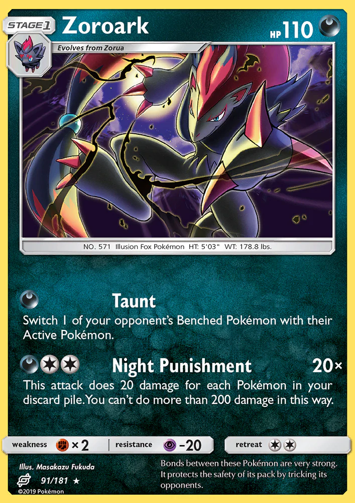 Team Up 91 Zoroark