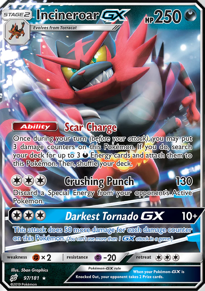 Team Up 97 Incineroar-GX