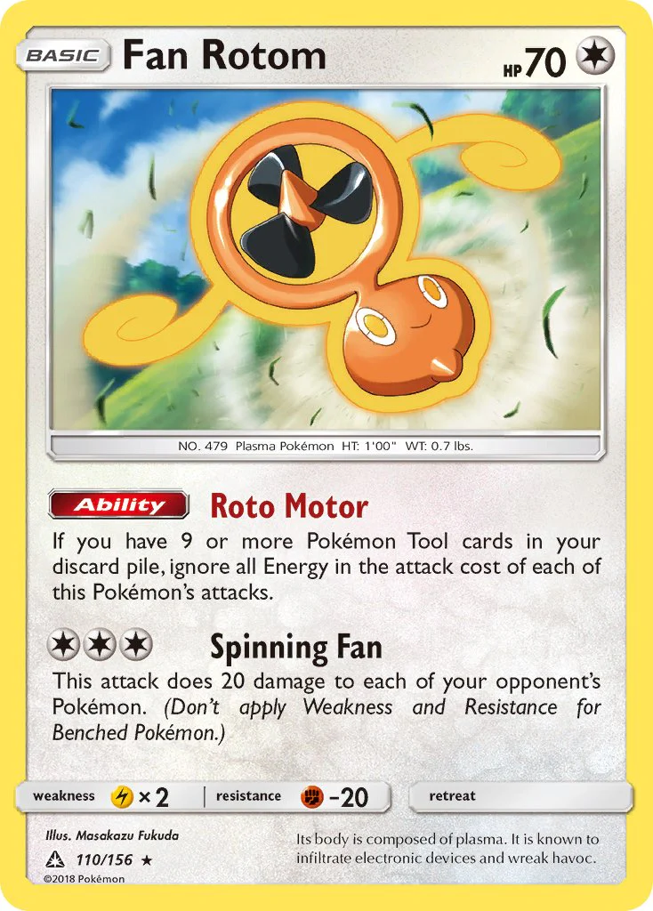 Ultra Prism 110 Fan Rotom