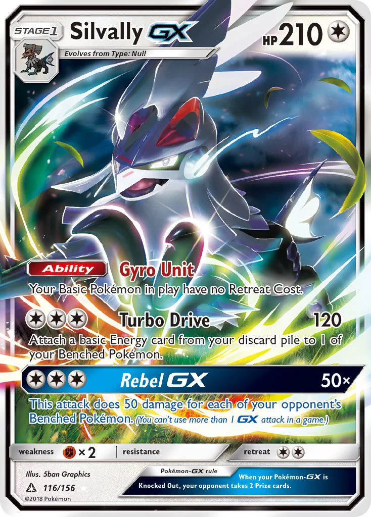 Ultra Prism 116 Silvally-GX