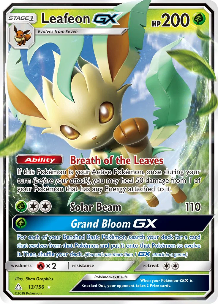 Ultra Prism 013 Leafeon-GX