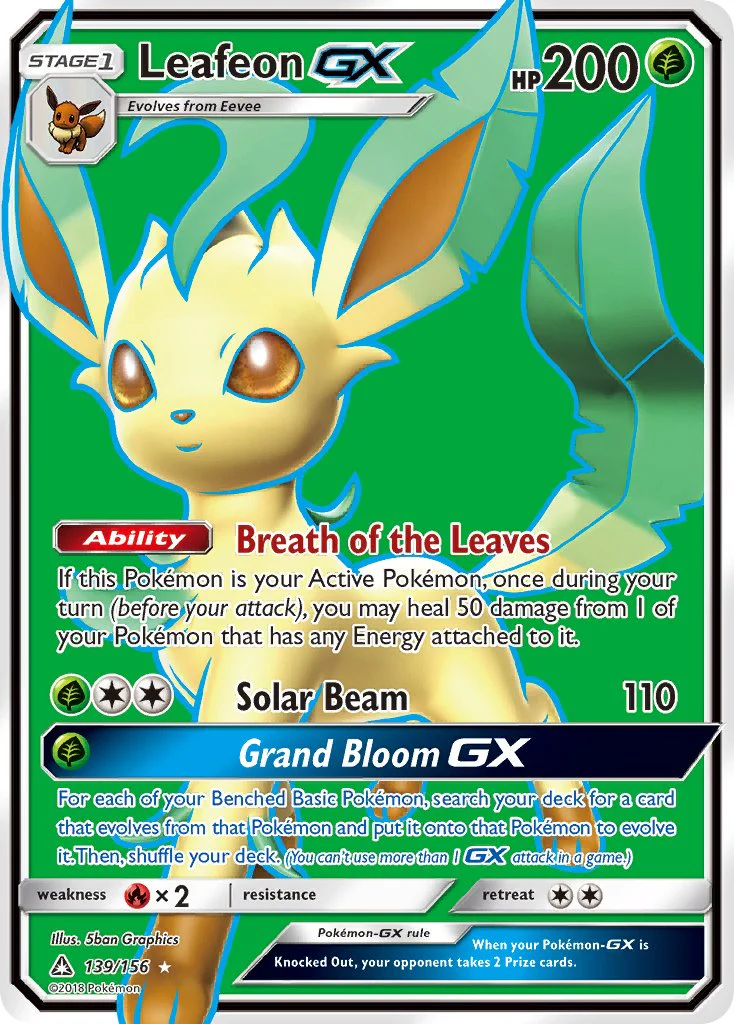 Ultra Prism 139 Leafeon-GX