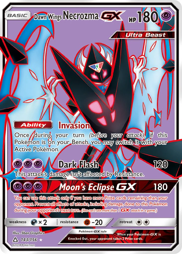 Ultra Prism 143 Dawn Wings Necrozma-GX