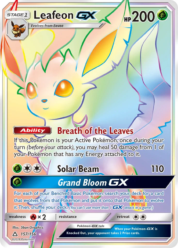 Ultra Prism 157 Leafeon-GX