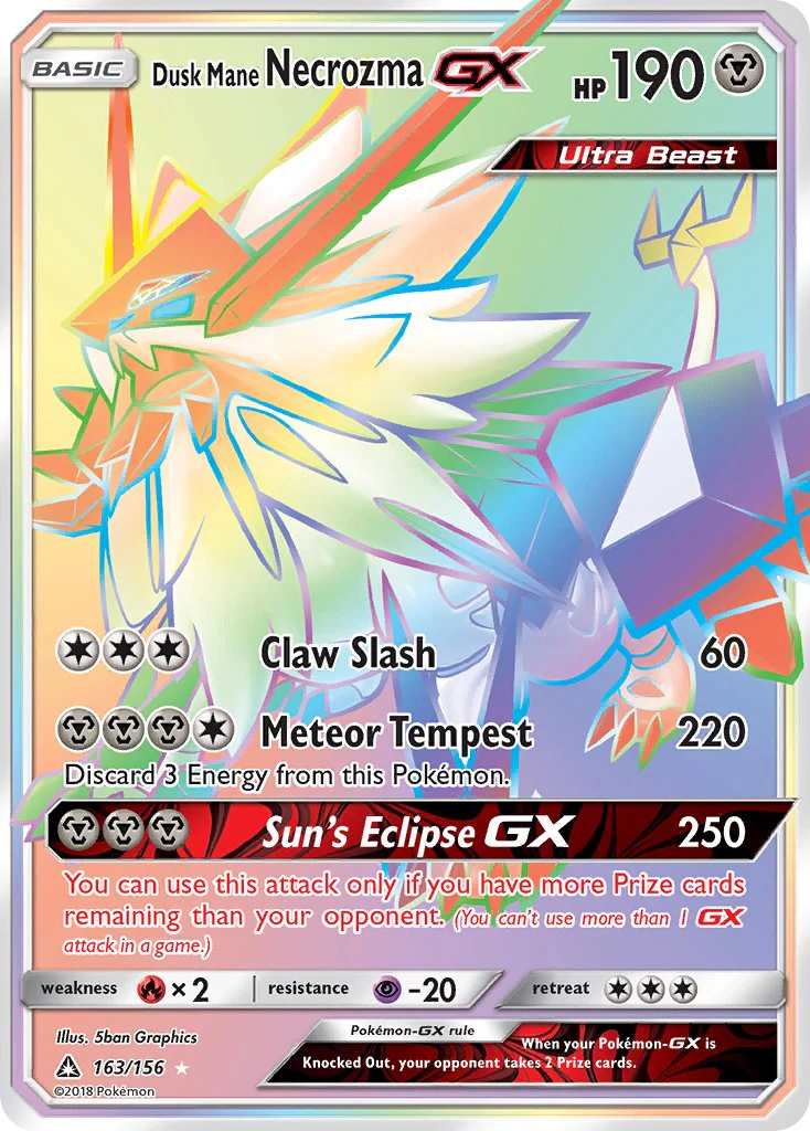 Ultra Prism 163 Dusk Mane Necrozma-GX