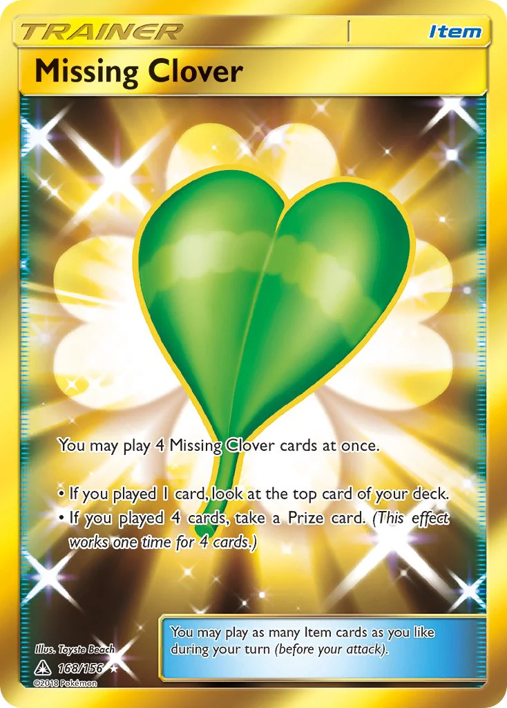 Ultra Prism 168 Missing Clover