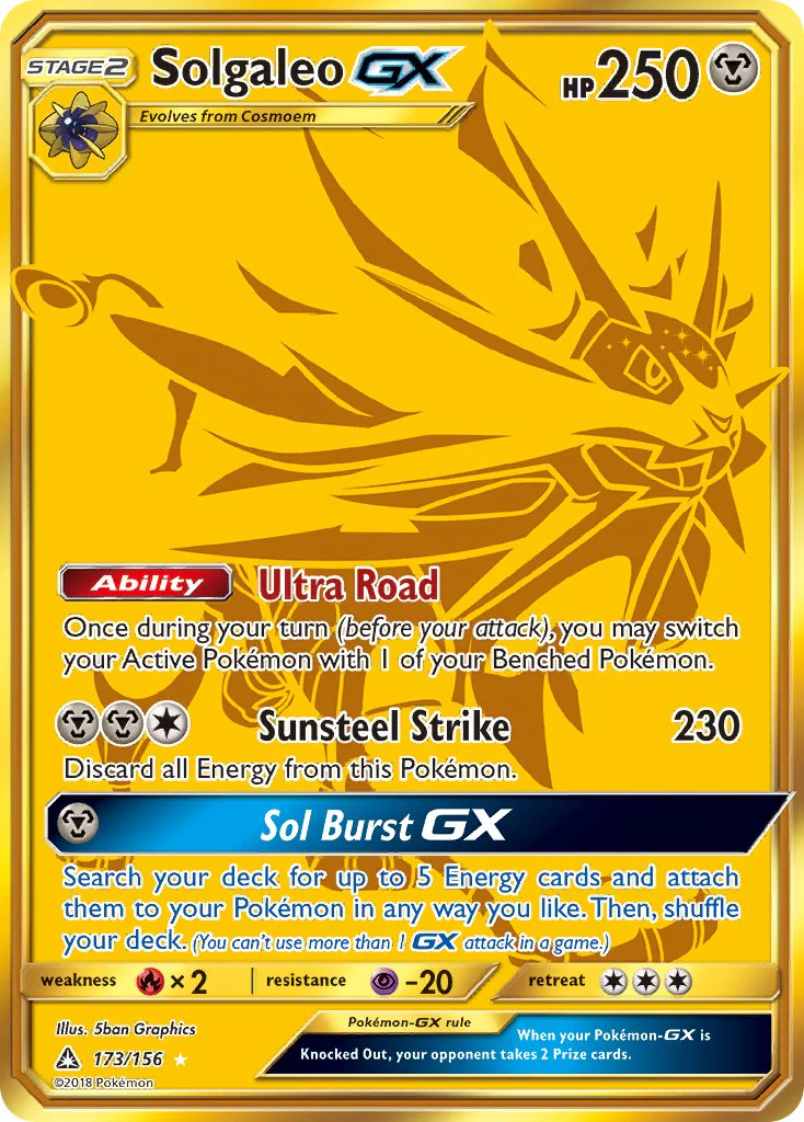 Ultra Prism 173 Solgaleo-GX