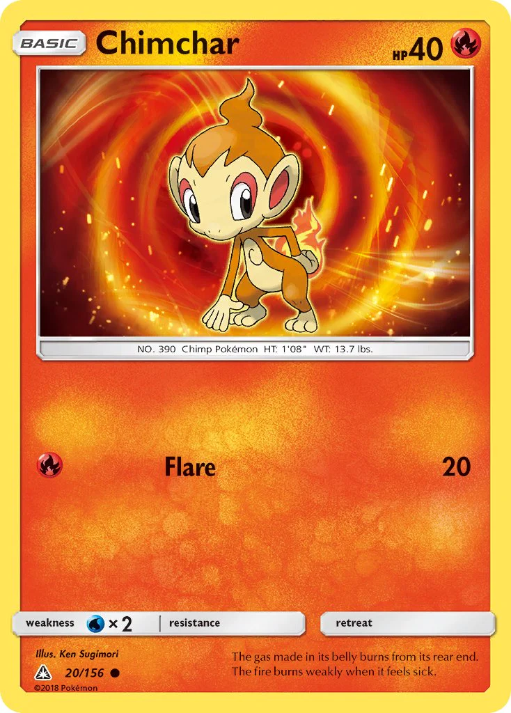 Ultra Prism 020 Chimchar