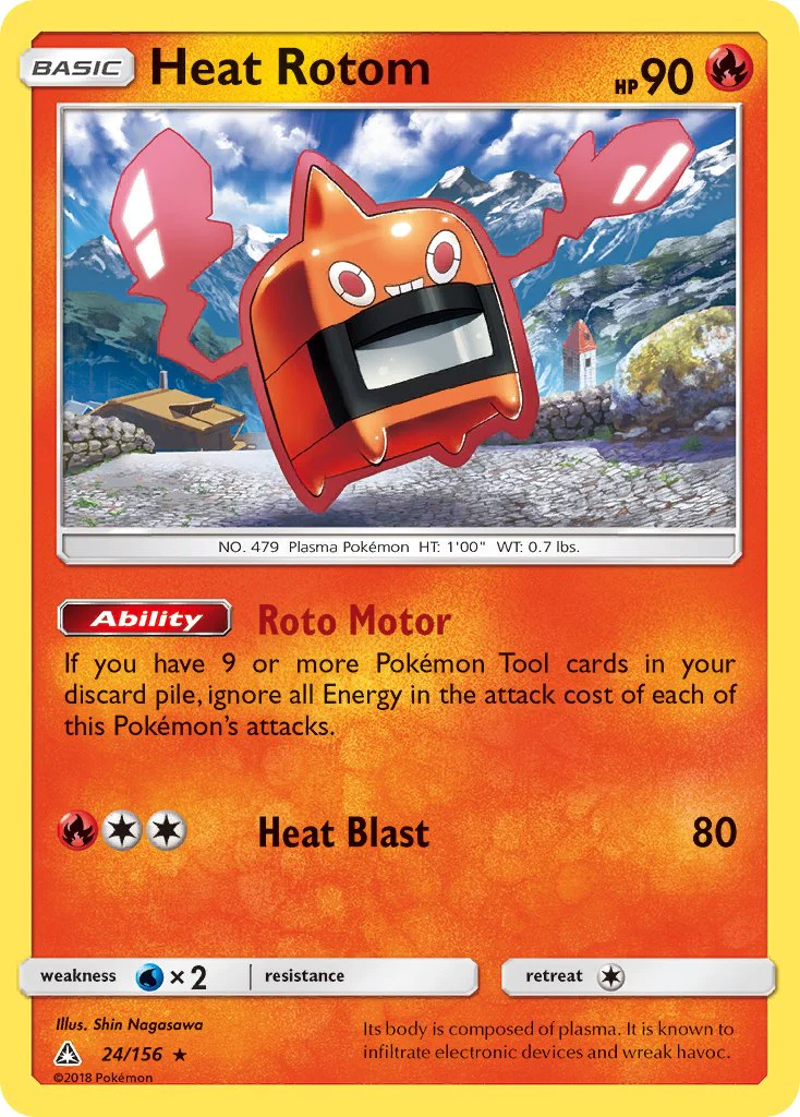 Ultra Prism 024 Heat Rotom